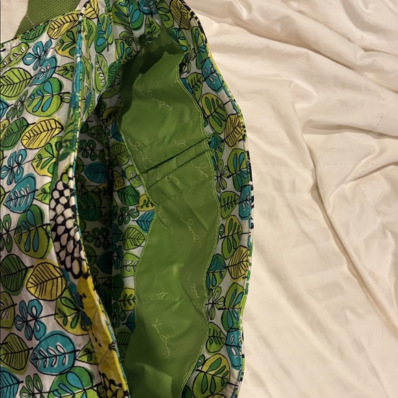 Vera Bradley Retired Limes Up Floral Messenger Shoulder Bag - Picture 5 of 7